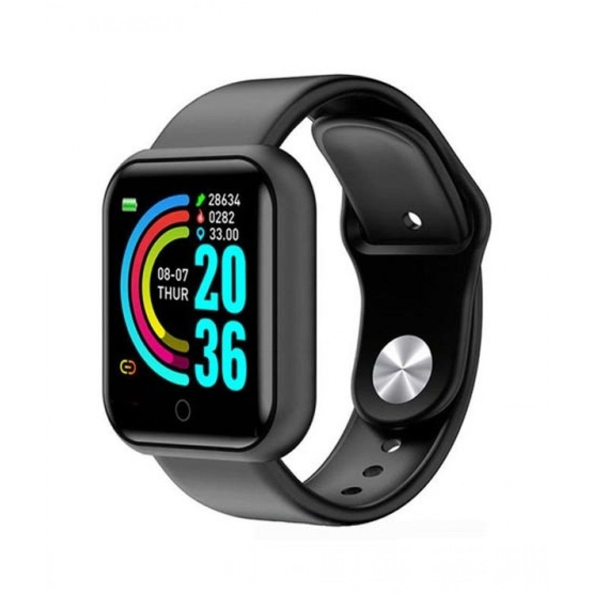 Amazon.com : I5 Plus Smart Bracelet Bluetooth 4.0 Touch Screen Fitness  Tracker Health Wristband Sleep Monitor Smart Watch (Red) : Sports & Outdoors